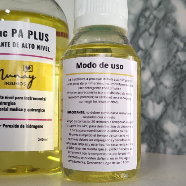 Producto - Surgibac PAplus desinfectante de alto nivel - 1