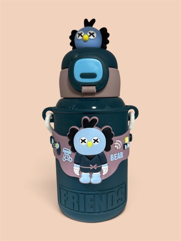 Producto - Botella termica infantil esmeralda 450 ml - 0