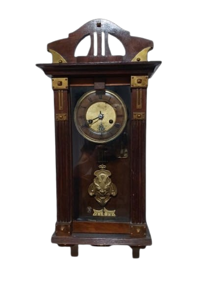 Producto - Reloj de pared de péndulo, Regulador. Art Nouveau