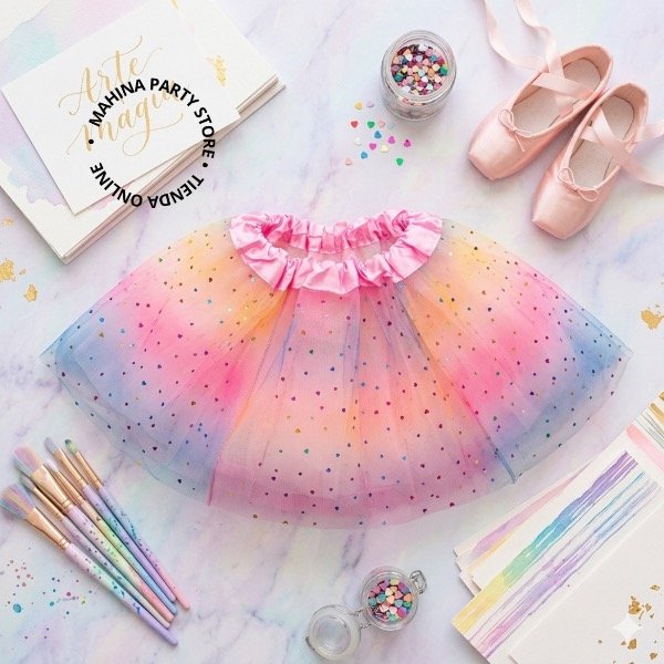 Producto - Tutú multicolor con lentejuelas