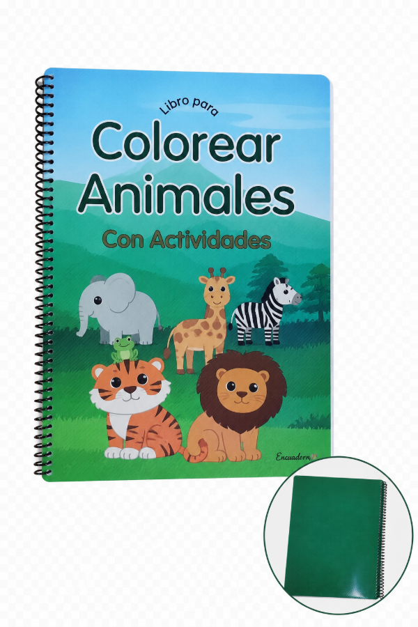 Producto - Cuaderno Preescritura+Cuaderno para Colorear Animales con Actividades - 2