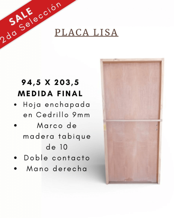 Producto - PUERTA PLACA CEDRILLO