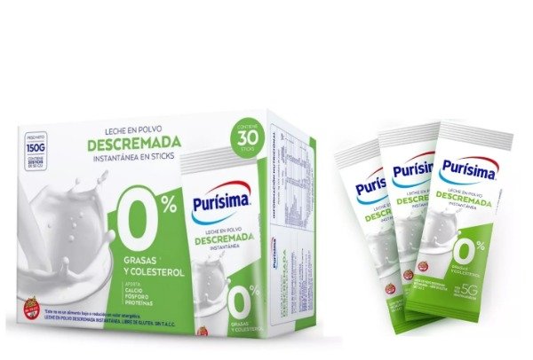 Producto - LECHE EN POLVO PURÍSIMA CAJA X30U