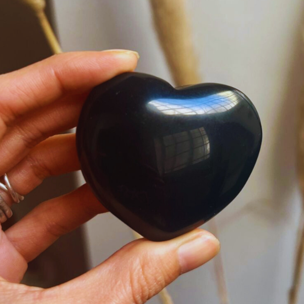 Producto - Corazon bombe Obsidiana chico