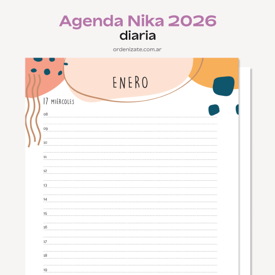 Producto - AGENDA NIKA 2026 (diaria)