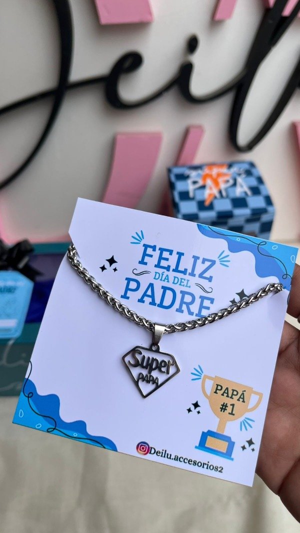 Producto - Collar super papá grueso