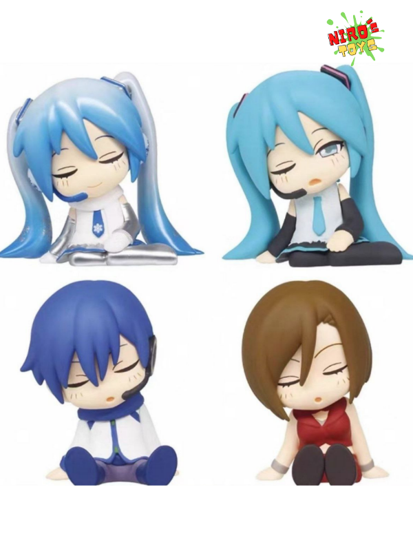 Producto - Miku set x4 - Figura Hatsune Miku - Nirostoys