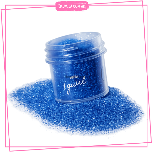 Producto - Givré AZUL Radha 10cc Glitter gibre azul tortas