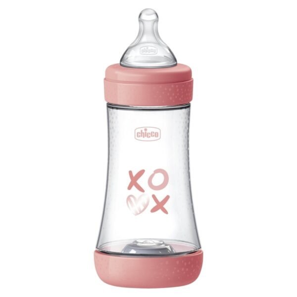 Producto - CHICCO MAMADERA PERFECT5 240ML FLUIDO MEDIO - ROSA O AZUL