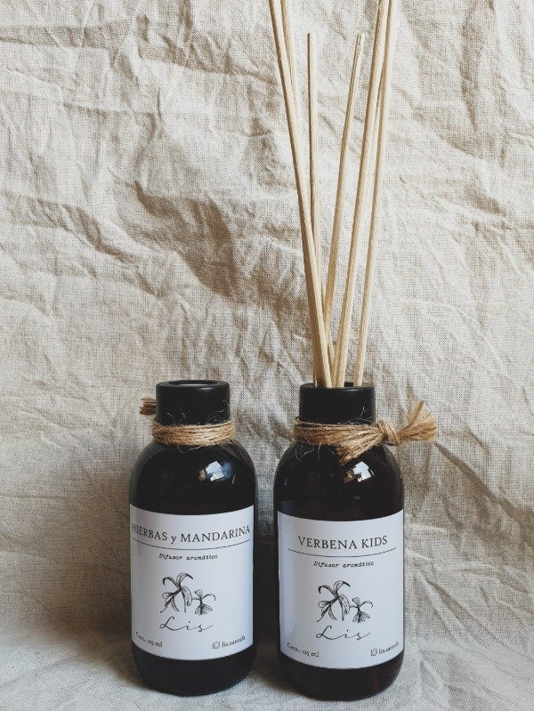 Producto - Difusor plástico 125 ml con 6 varillas