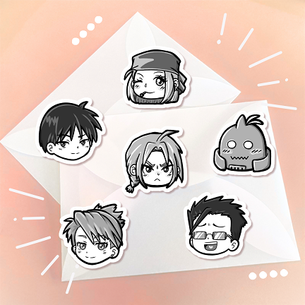 Producto - Stickers Full Metal Alchemist