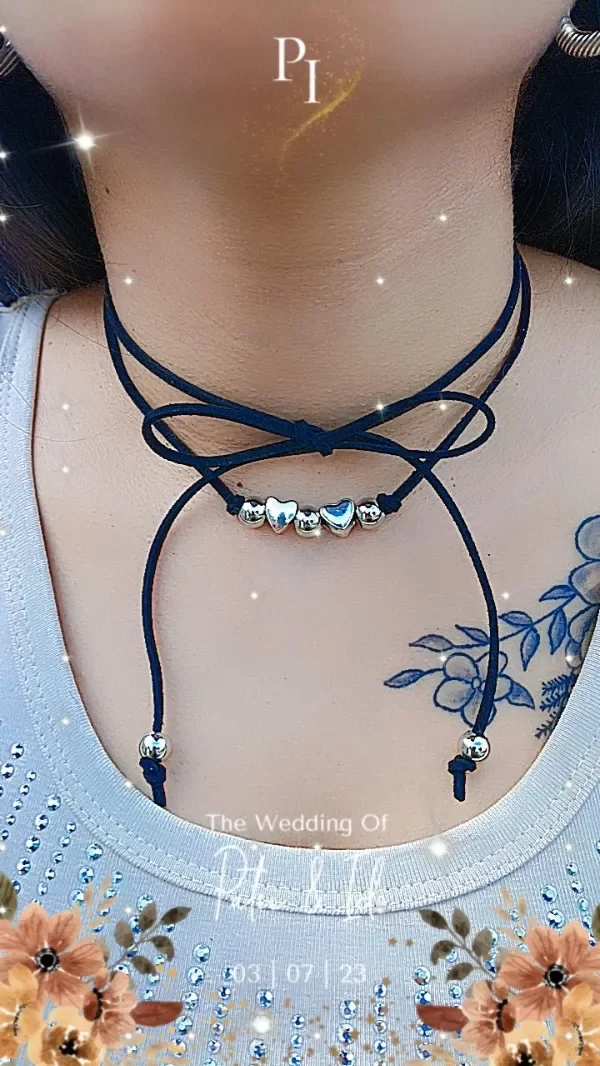 Producto - Chokers gamuza negro II