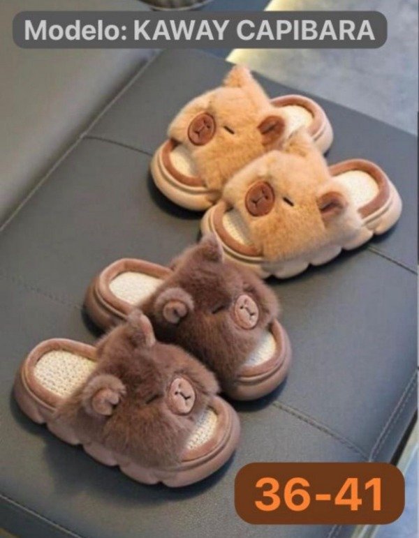 Producto - Pantuflas Capibara