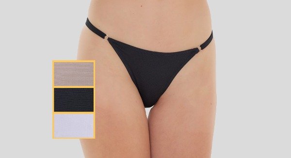 Producto - SH. TANGA LESS REEB MICROFIBRA. TALLE ÚNICO.