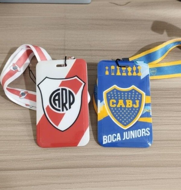 Producto - Portasube con tira Boca y River
