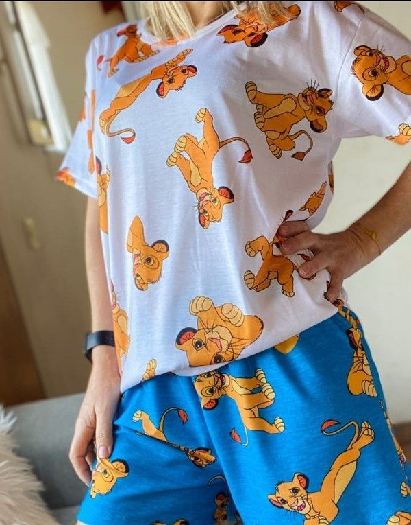 Producto - Conjunto pijama corto - Unisex - Rey León