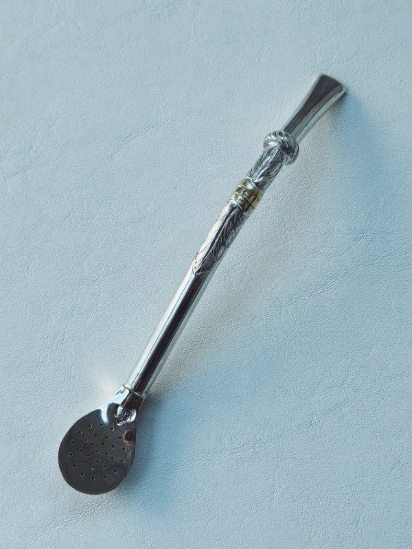 Producto - Bombilla Argentina Plata y Oro