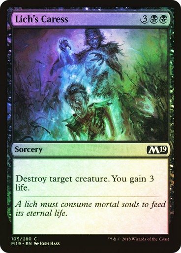 Producto - Lich's Caress Foil  Core Set 2019