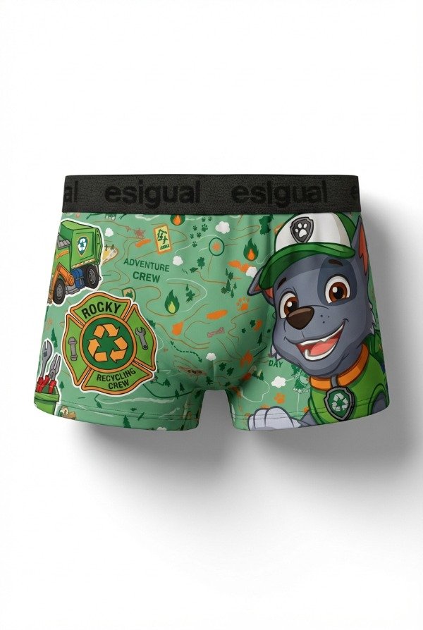 Producto - BOXER PAW PATROL ROCKY (VERDE)2026