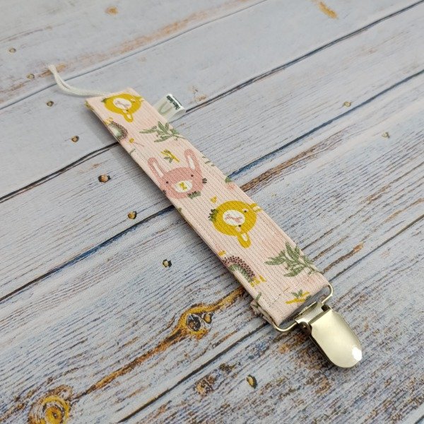Producto - PORTA CHUPETES - conejitos rosas