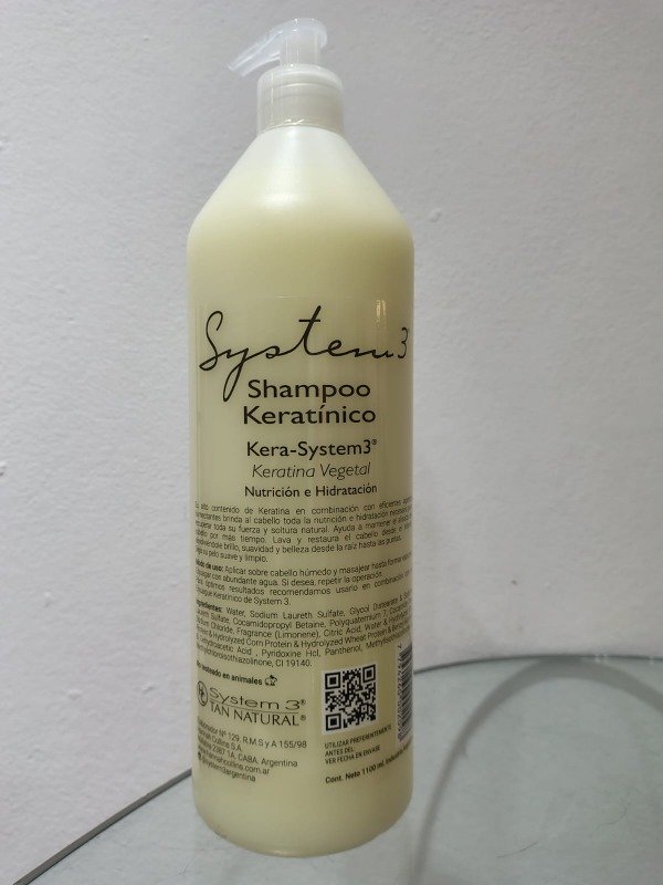 Producto - Shampoo keratínico 1100ml SYSTEM3