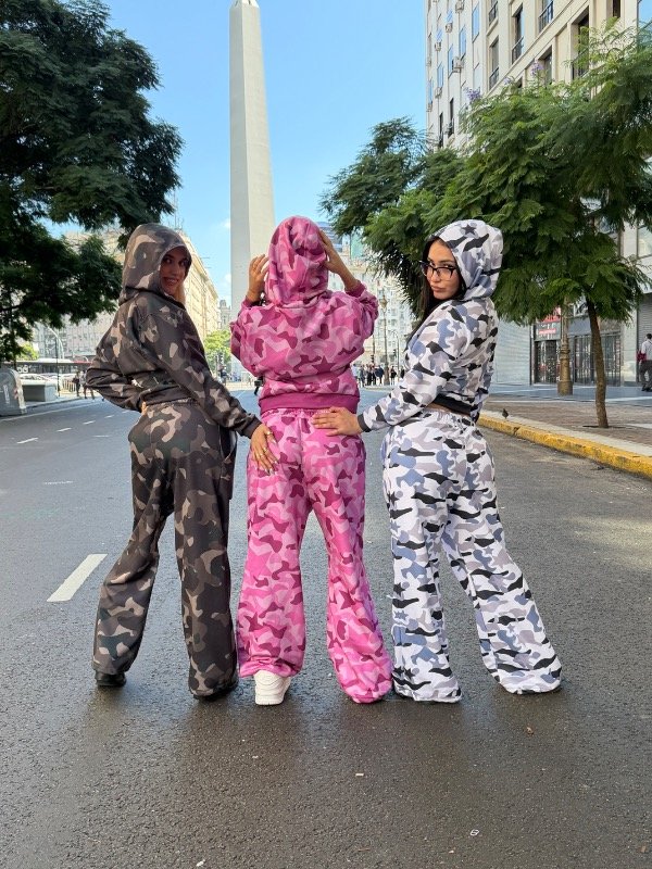 Producto - Pantalón camuflado rosa