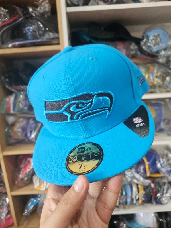 Seattle Seahawks skyblue new era 59fifty 7 1/2