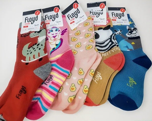 Producto - Pack X5 Pares De Medias Térmicas Floyd Talle 3 (Abarca del 32 al 35)