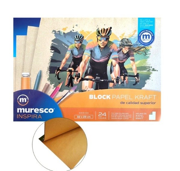 Producto - BLOCK 5 MURESCO PAPEL KRAFT 60gr. x24h.