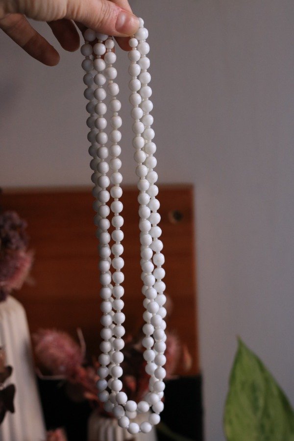 Producto - Collar triple perlas matte
