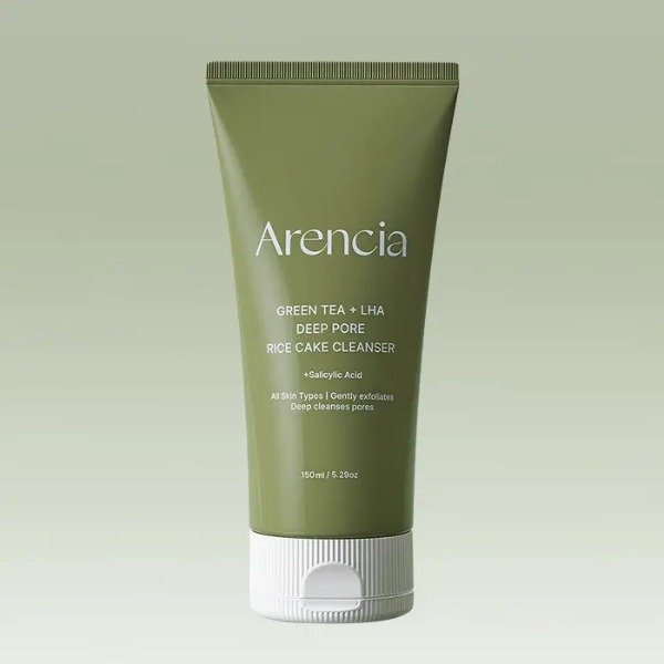 Producto - ARENCIA Green Tea + LHA Deep Pore Rice Cake Cleanser 150ml