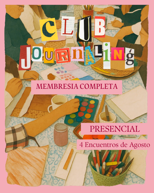 Producto - MEMBRESIA COMPLETA: Club de Journaling en Agosto (4 encuentros)
