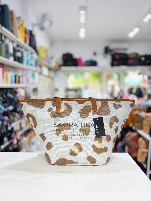 Producto - Bolso estampado skora beige art41069