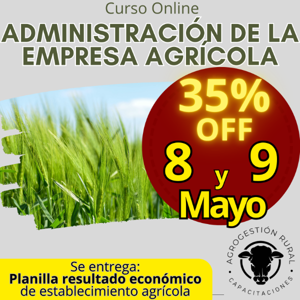 Producto - Curso Online Administración de la empresa agrícola