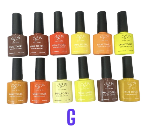 Producto - Esmalte city girl 7ML tonos 73-84 por unidad G