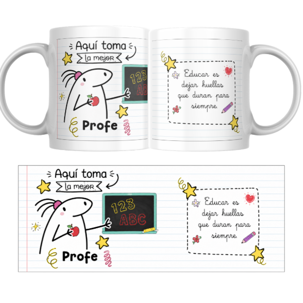 Producto - Taza - aqui toma la mejor profe (flork) - 0