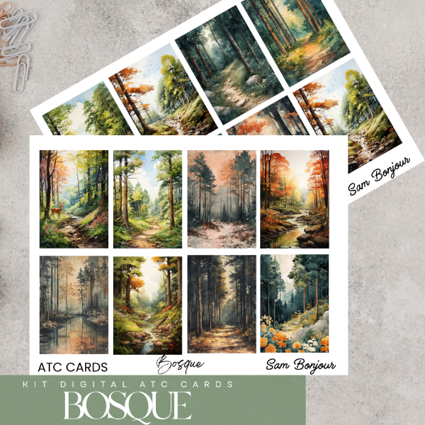 Producto - Archivo Digital ATC CARDS: Bosque