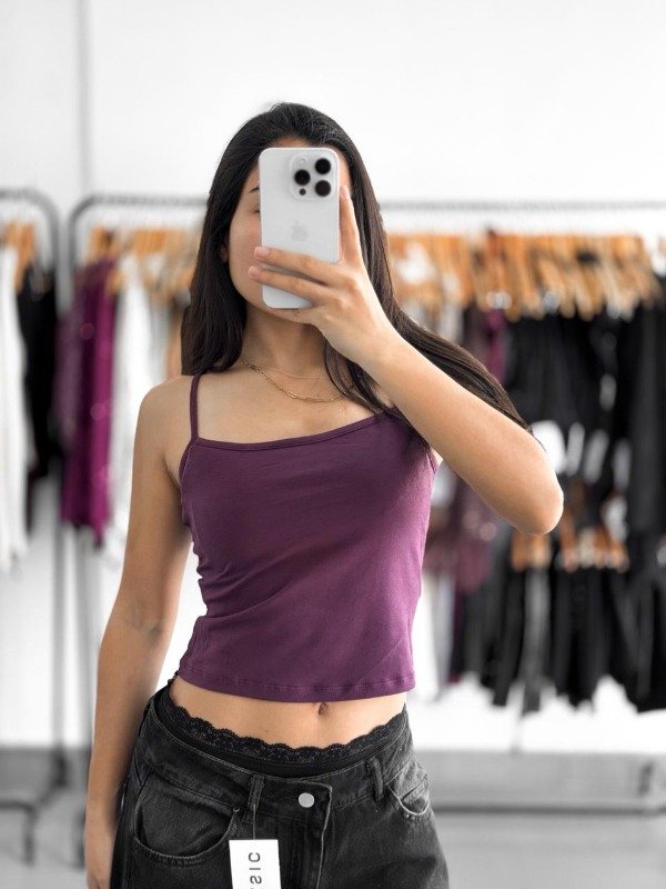 Producto - Top Cleo bordo