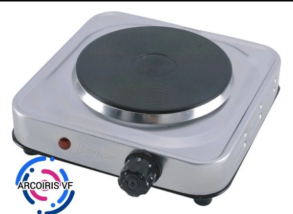 Producto - Anafe Eléctrico 1 Hornalla Acero Inox. Y 5 Niveles