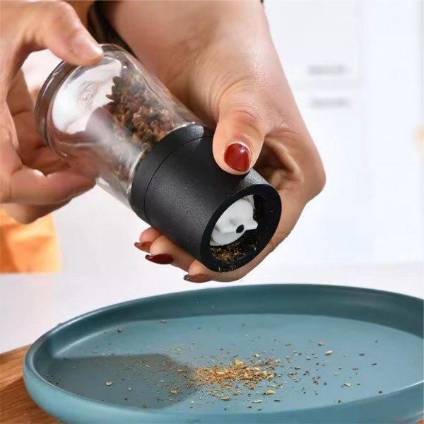 Producto - MOLINILLO DE VIDRIO TAPA NEGRA