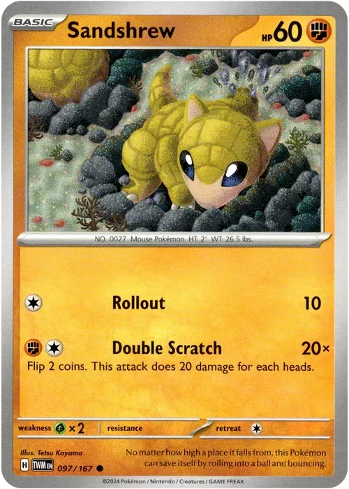 Producto - Sandshrew - 097/167 - Twilight Masquerade