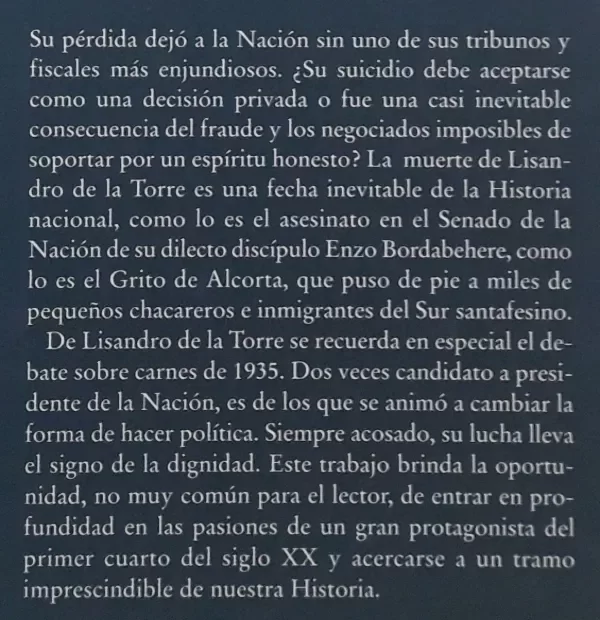 Producto - Grandes Protagonistas De La Historia Felix Luna Lisandro De La Torre (usado) - 3