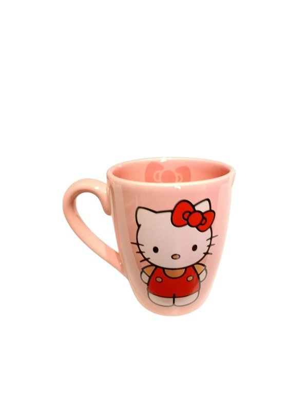 Producto - Taza rosa kitty moño