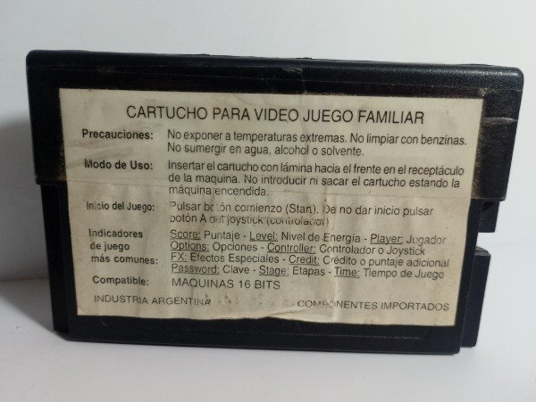Producto - Super Mario 2 (Hack Super Mario Bros) - Sega Genesis (Actual) - 1