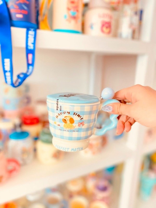 Producto - TAZA CERÁMICA CUTE CUADRILLÉ - BALI