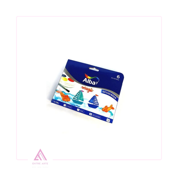 Producto - ALBA acuarelas en estuche x 8 colores