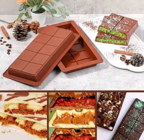 Producto - Molde silicona tableta chocolate Dubai