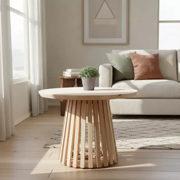 Producto - Mesa Ratona Varillada 50cm diámetro