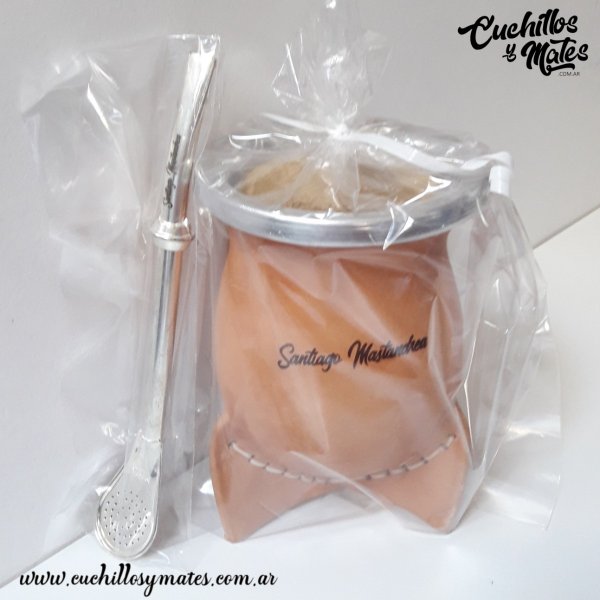 Set de Mate y Bombilla Personalizados - Cuchillos y Mates