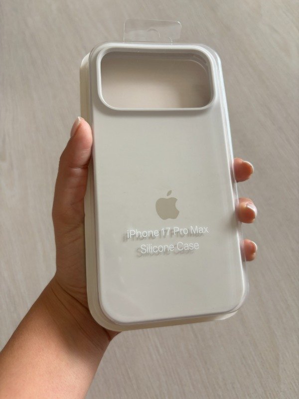 Producto - Silicone Case Blanco Iphone 17 Pro Max